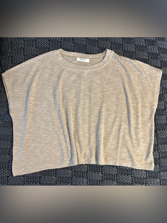 Zenana Outfitters Tops - Zenana Outfitters Gray Boxy midi Crop Top